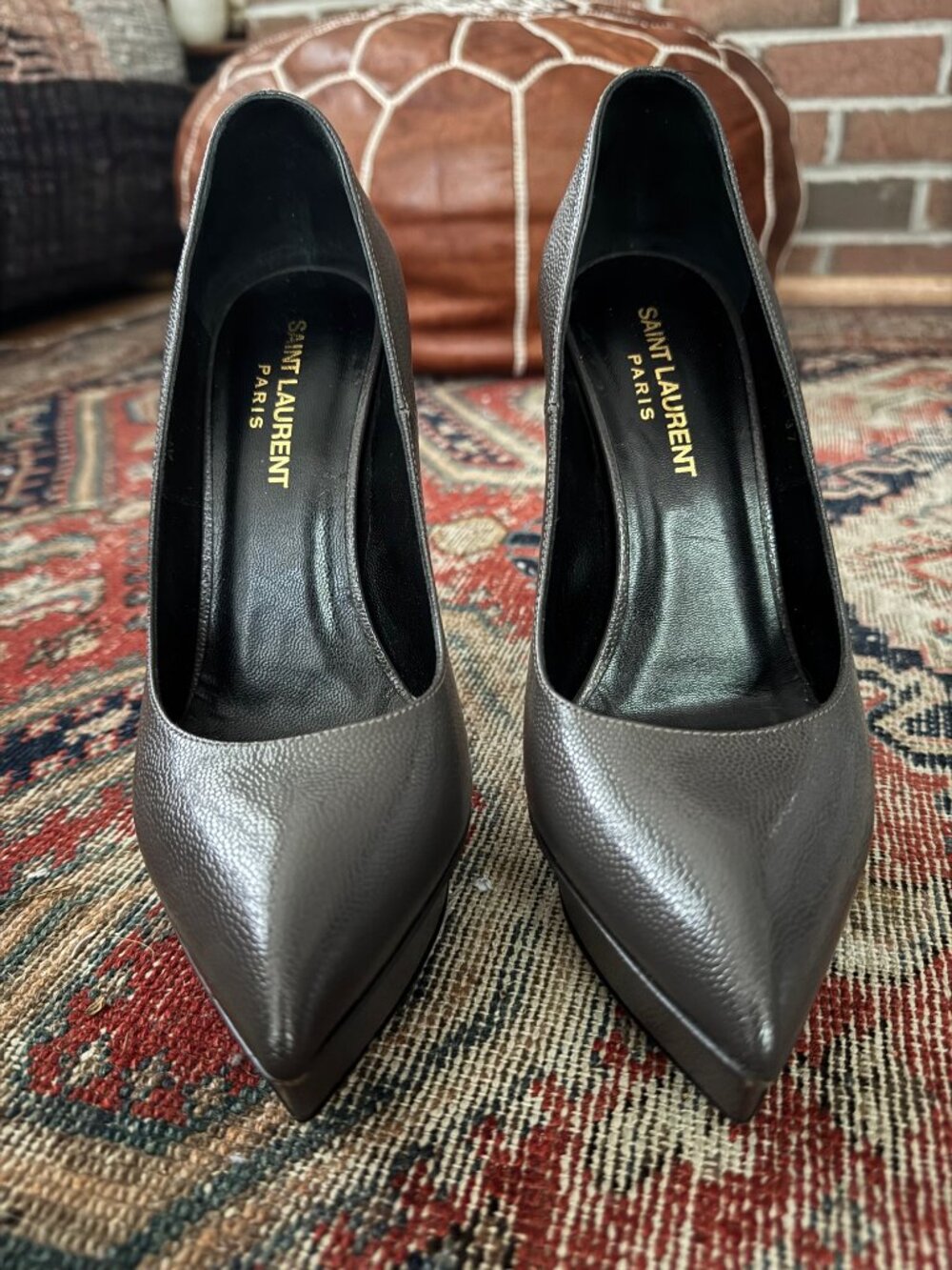 Saint Laurent Platform Heels (Size 37)
